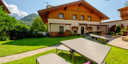 suche - Kategorie Ferienwohnung: 4 Sonnen - Trentino-Südtirol - Gartenbild - Sonnenresidenz Malfertheinerhof
