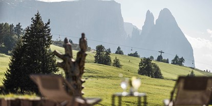 suche - Garten - Seiser Alm / Alpe di Siusi - Hotel Steger Dellai
