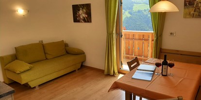 suche - Außenpool - Trentino-Südtirol - Apfelgarten Sofa - Ferienbauernhof Masunerhof