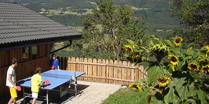 suche - Balkon / Terrasse - Seis am Schlern - Tischtennis - Bauernhof Obermalid