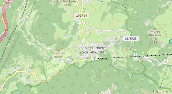 Unterkunft auf Karte