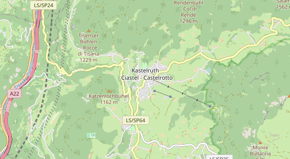 Unterkunft auf Karte