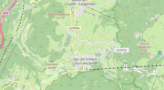 Unterkunft auf Karte