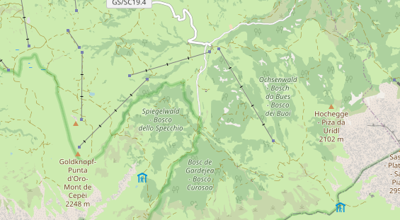 Unterkunft auf Karte