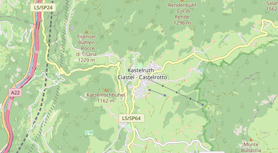 Unterkunft auf Karte