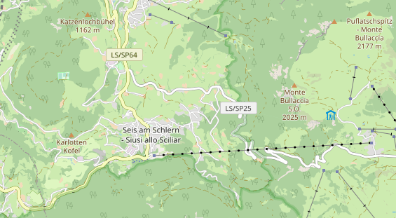 Unterkunft auf Karte