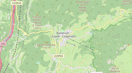 Unterkunft auf Karte