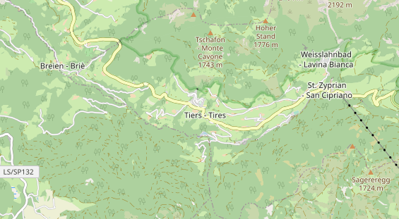 Unterkunft auf Karte