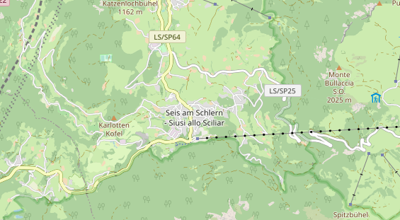 Unterkunft auf Karte