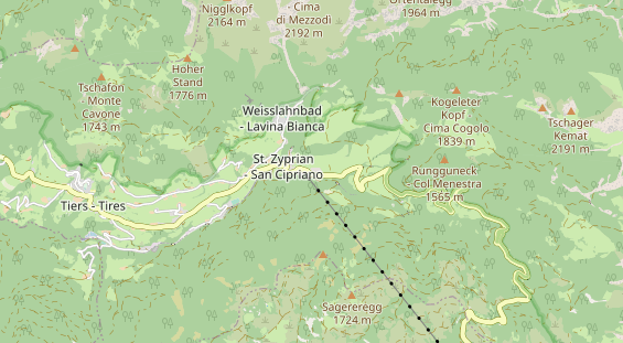 Unterkunft auf Karte