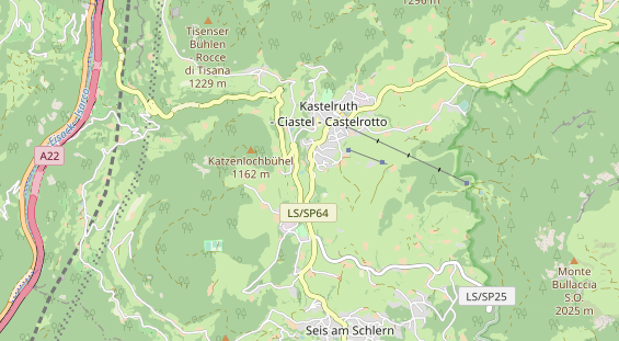 Unterkunft auf Karte