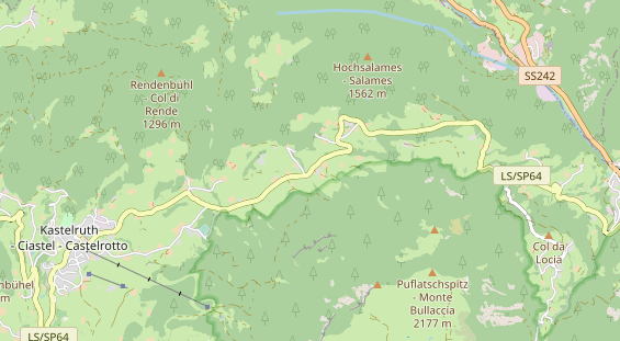 Unterkunft auf Karte