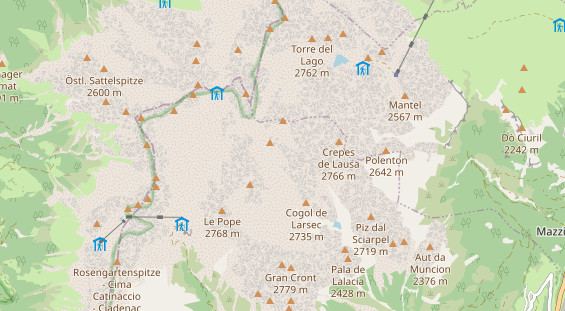 Unterkunft auf Karte