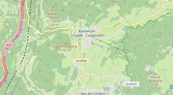 Unterkunft auf Karte