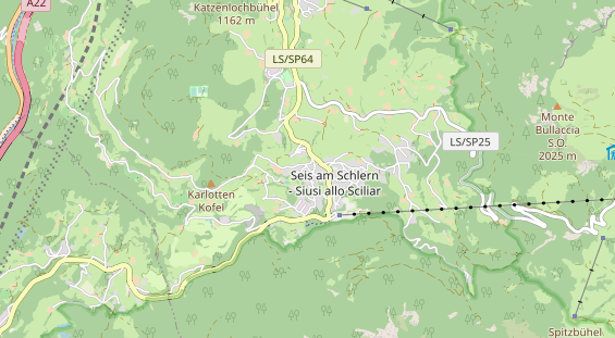 Unterkunft auf Karte