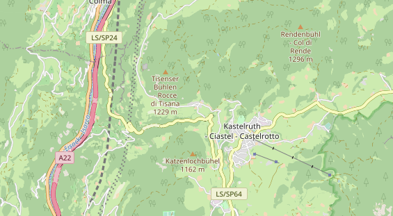 Unterkunft auf Karte