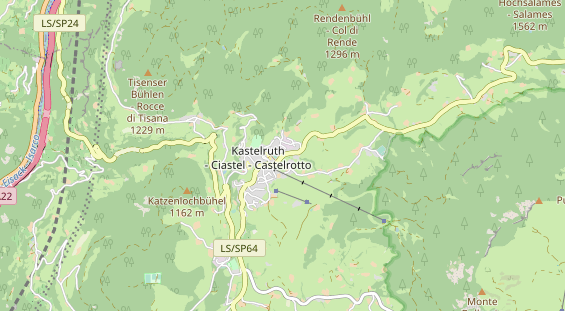 Unterkunft auf Karte