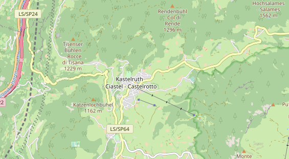 Unterkunft auf Karte