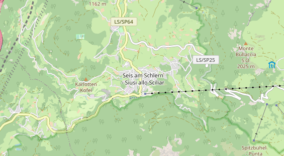 Unterkunft auf Karte