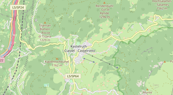 Unterkunft auf Karte