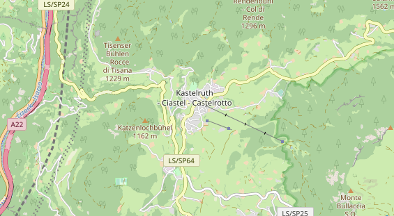 Unterkunft auf Karte