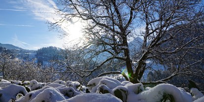 suche - Kategorie Bed & Breakfast: 4 Sonnen - Winterbild vom Balkon - Sonnenresidenz Malfertheinerhof