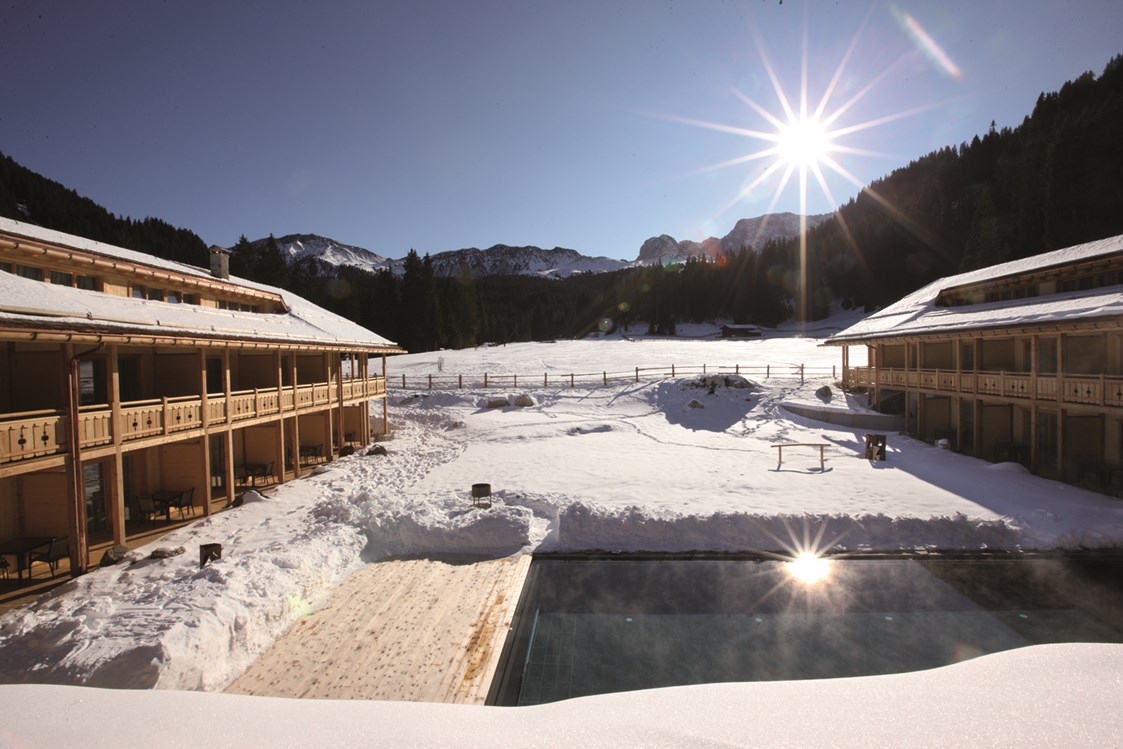 Unterkunft: Pool Winter - Tirler - Dolomites Living Hotel