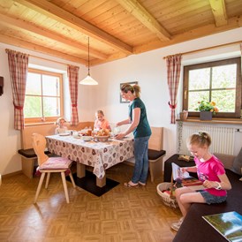 Unterkunft: Wohnküche Lilie - Singerhof - Urlaub auf dem Bauernhof