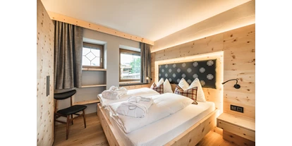 suche - Whirlpool - Italien - NEW: Doppelzimmer in Zirbelkiefer Natur belassen für einen gesunden Schlaf - Residence Apartments Wolfgang