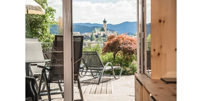 suche - Whirlpool - Italien - Terasse mit Panoramablick  - Residence Apartments Wolfgang
