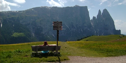 suche - Garage - Auf der Seiser Alm können Sie viele wunderschöne Wanderungen unternehmen - Kienzlhof