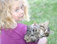 Unterkunft: Lusi mit unserer Katze Simba - Pardellerhof